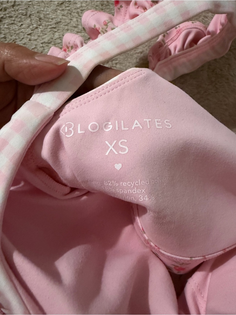 Blogilates X Target Ballerina skort and ruffle sports bra set XS - Picture 2 of 5